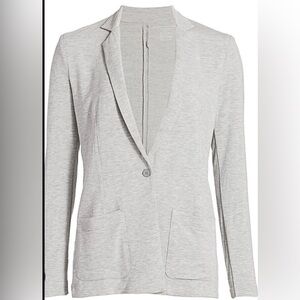 BNWT Majestic Filatures Deluxe Teeshirt Light Grey Blazer, $270!
